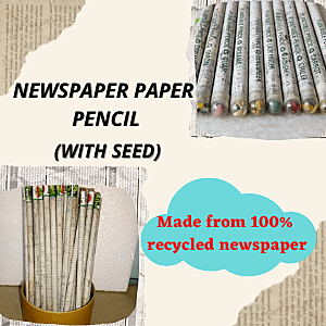 Recycled Paper Pencil (With Seeds)