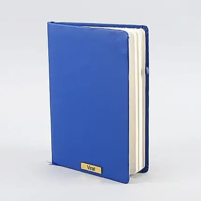 Personalized Blue Notebook diary - Spotlight Gifts