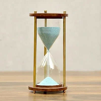 Time To Shine Personalized Hourglass