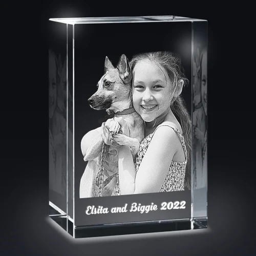 3D Crystal Photo Cube - Spotlight Gifts 3D Crystal Photo Cube - Spotlight Gifts